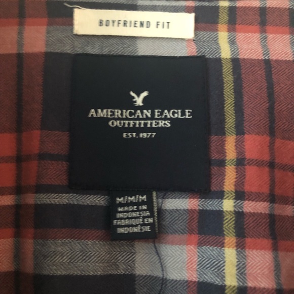 American Eagle plaid button up - Picture 5 of 5